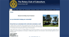 Desktop Screenshot of caboolturerotary.org